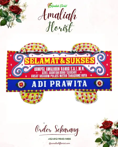 Papan Bunga Ucapan Selamat Karangseneng